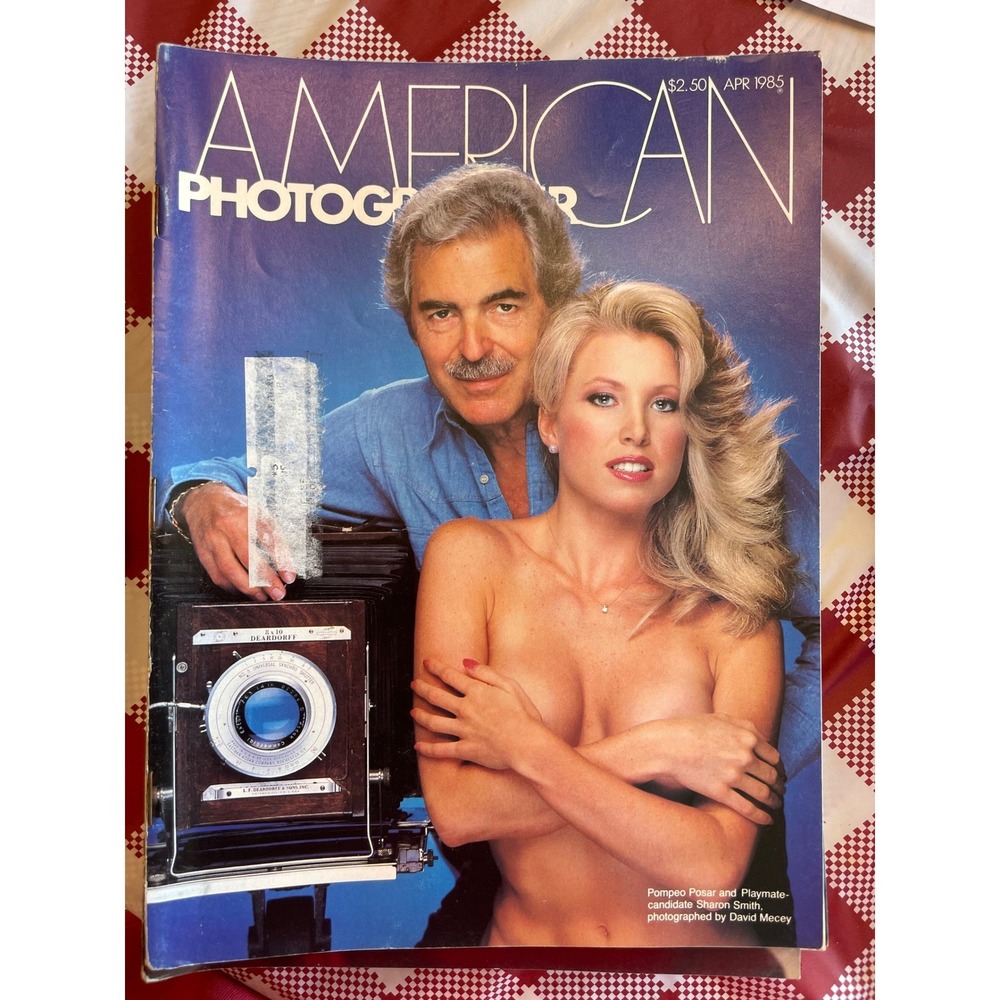 Vintage American Photographer Magazine April 1985 Pompeo Posar Sharon Smith